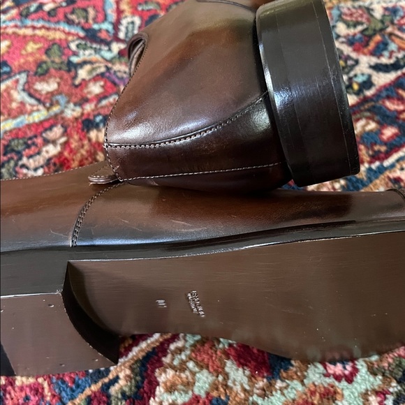 Men’s Brooks Brothers monk strap brown shoes new never worn main image 6